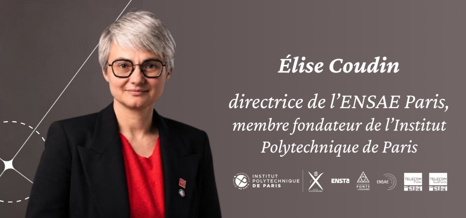 Élise Coudin prend la direction de l’ENSAE Paris, membre fondateur d’IP Paris